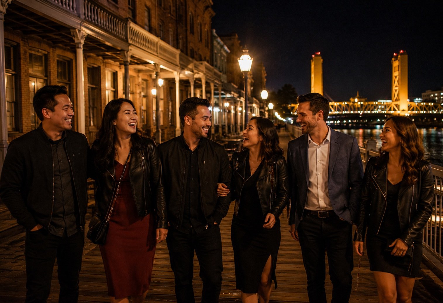 Old Sacramento waterfront birthday celebration