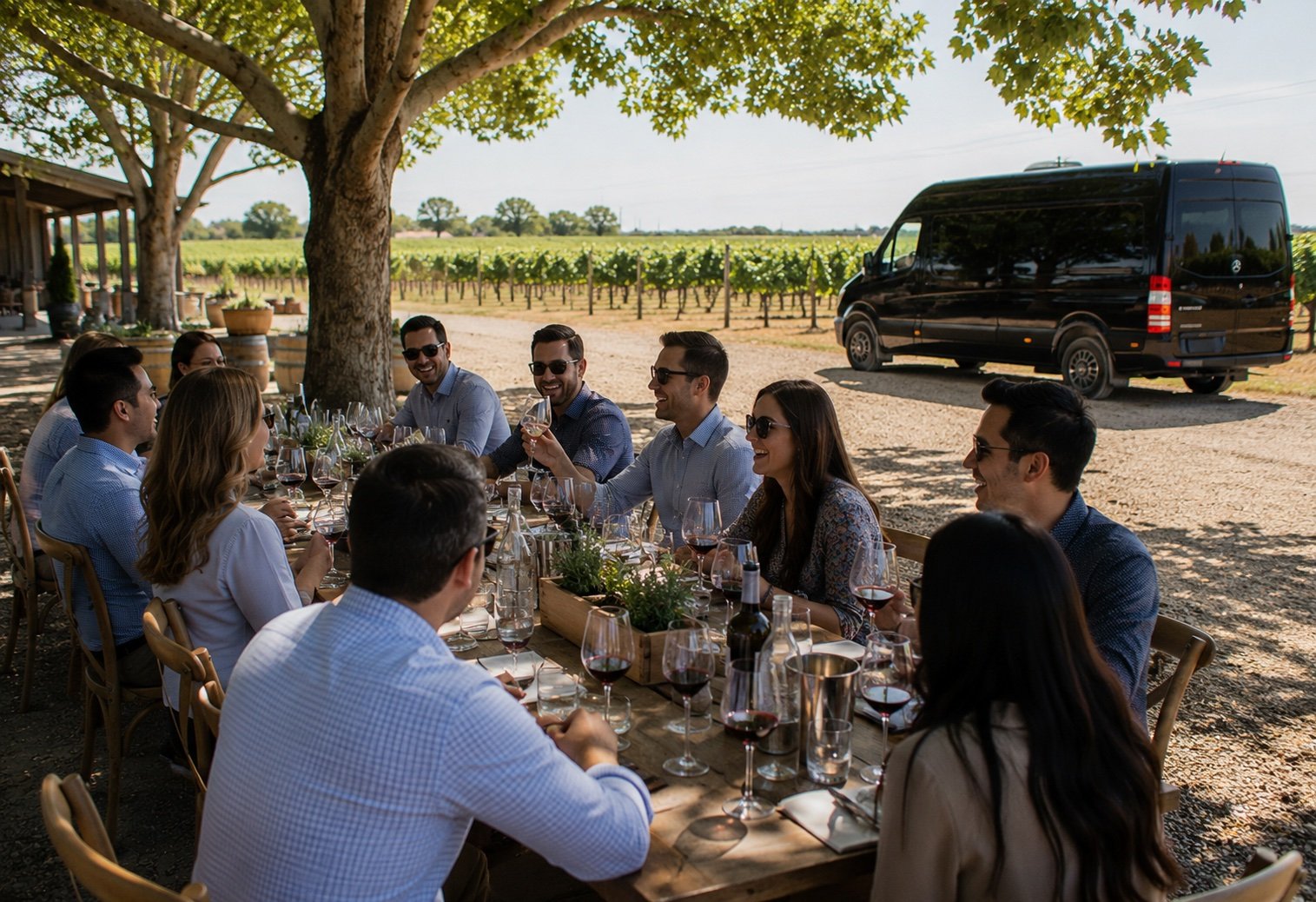 Sacramento corporate team outing Lodi wine country