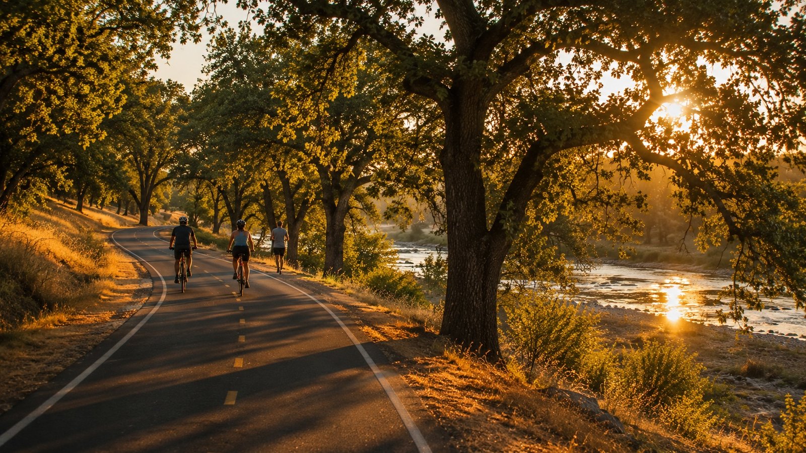 American River Parkway hiking near Sacramento