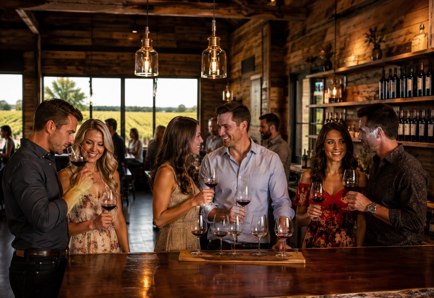Michael David Winery Lodi vineyards tasting room