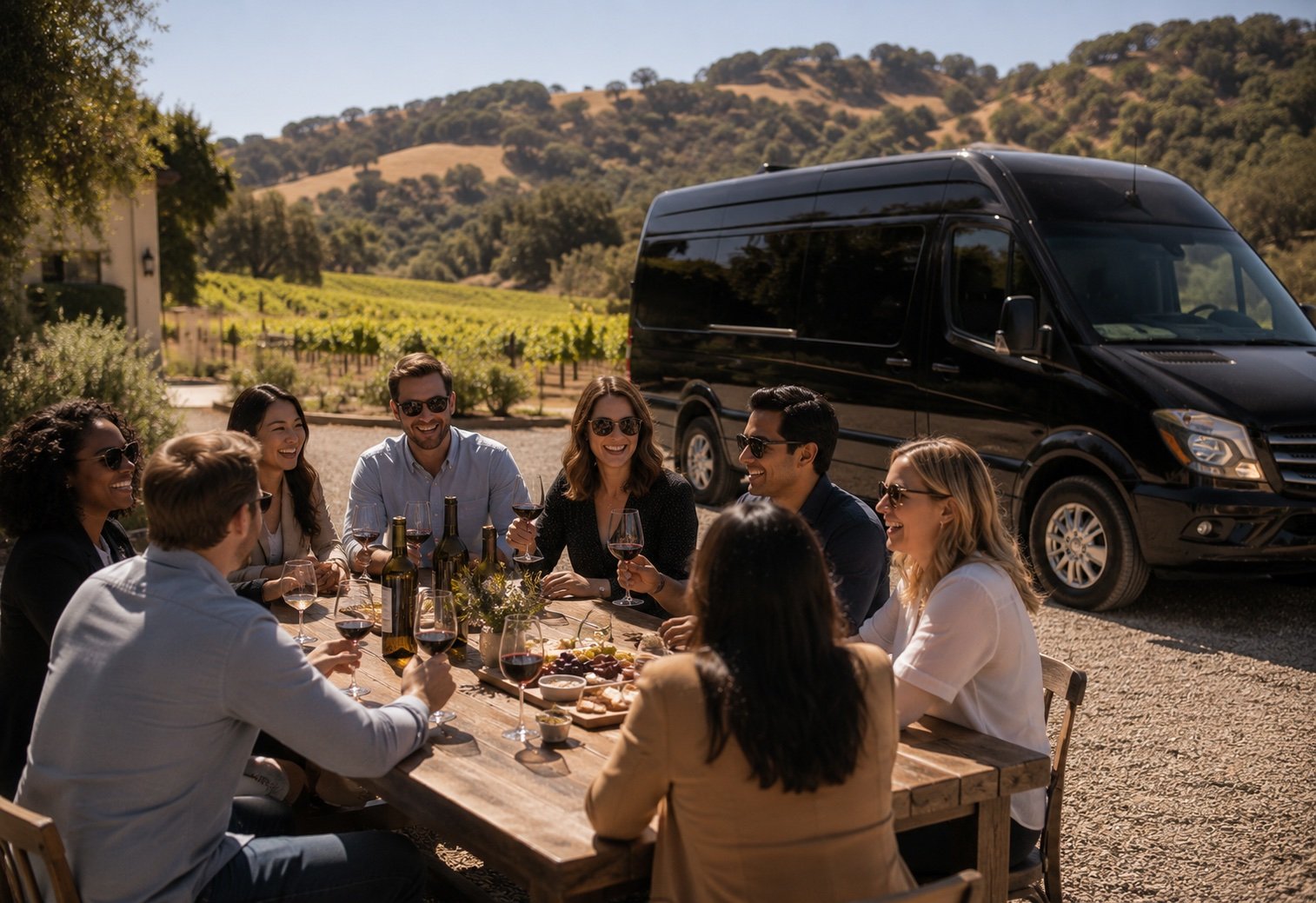 Marin wine country corporate team outing and team building day trip from SF