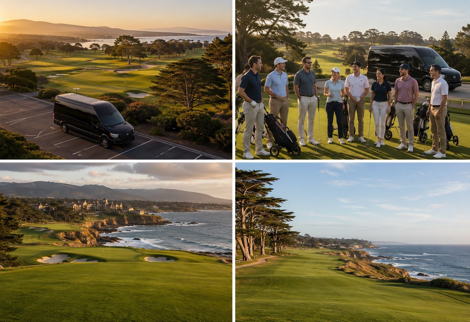 Half Moon Bay Golf Links coastal fairway with Pacific Ocean views